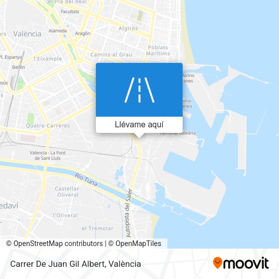 Mapa Carrer De Juan Gil Albert