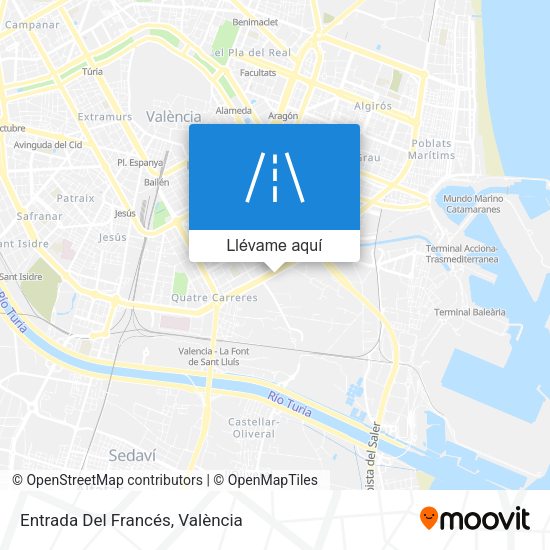 Mapa Entrada Del Francés