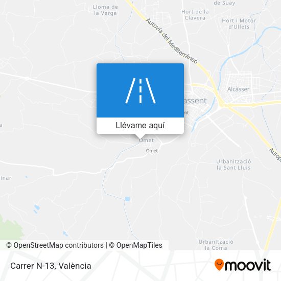Mapa Carrer N-13