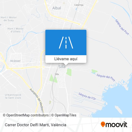 Mapa Carrer Doctor Delfí Martí