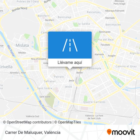 Mapa Carrer De Maluquer