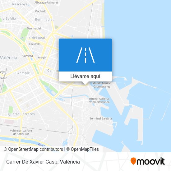 Mapa Carrer De Xavier Casp
