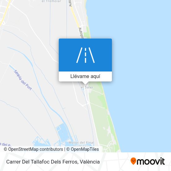 Mapa Carrer Del Tallafoc Dels Ferros