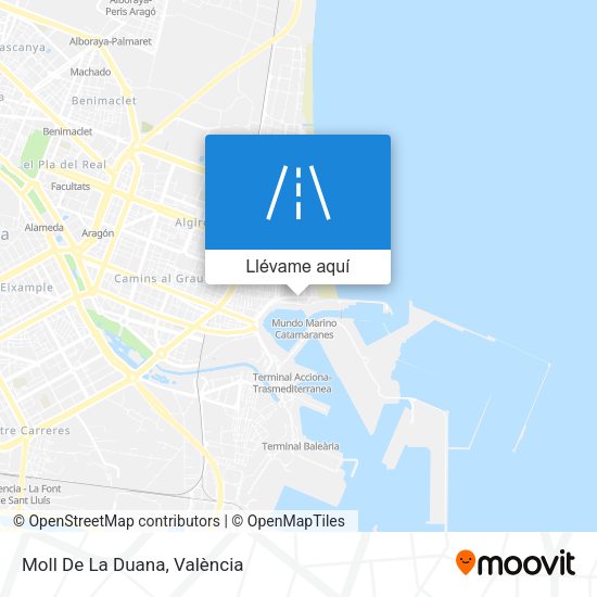 Mapa Moll De La Duana