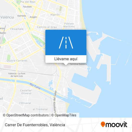 Mapa Carrer De Fuenterrobles