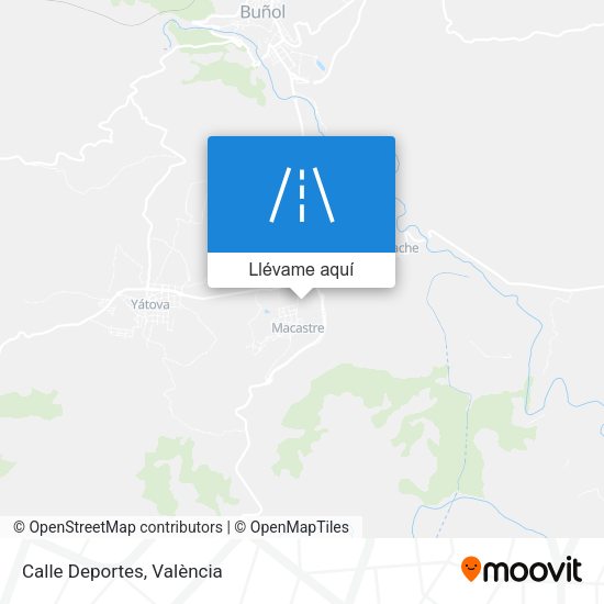 Mapa Calle Deportes