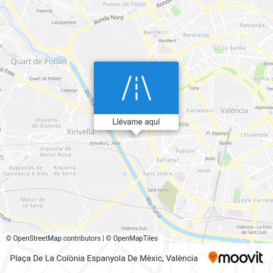 Mapa Plaça De La Colònia Espanyola De Mèxic