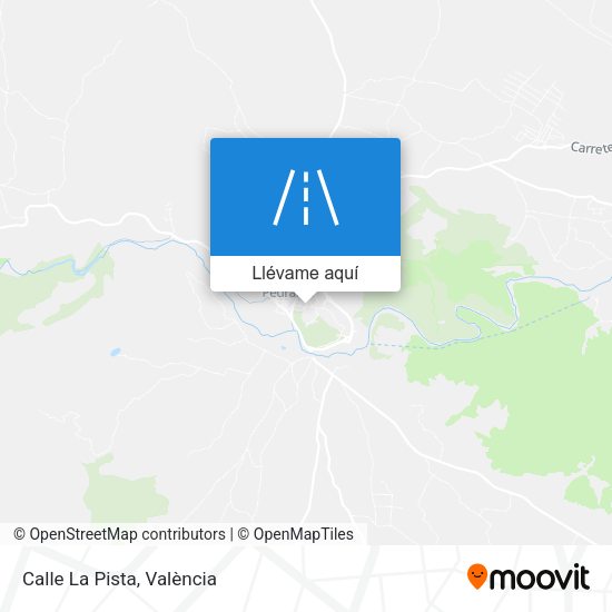 Mapa Calle La Pista