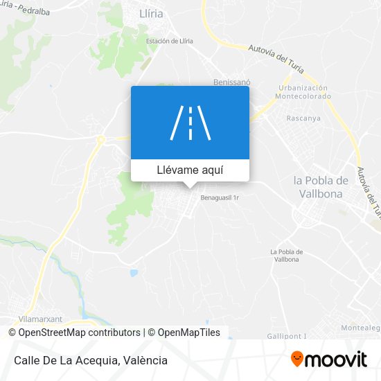 Mapa Calle De La Acequia