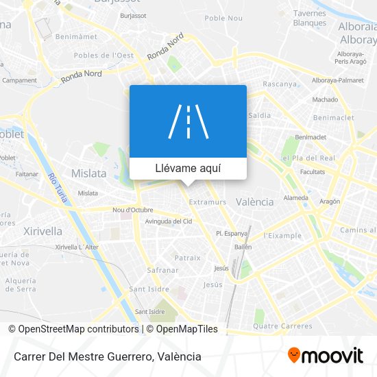 Mapa Carrer Del Mestre Guerrero