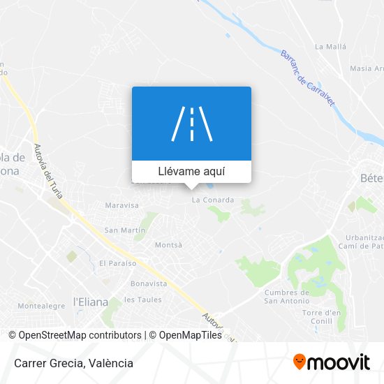 Mapa Carrer Grecia