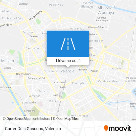 Mapa Carrer Dels Gascons