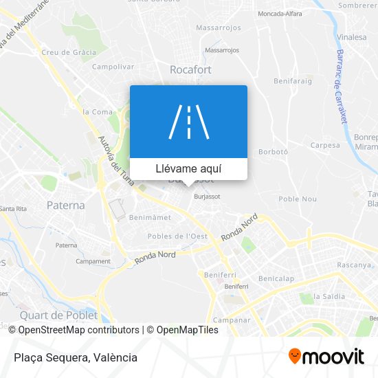 Mapa Plaça Sequera