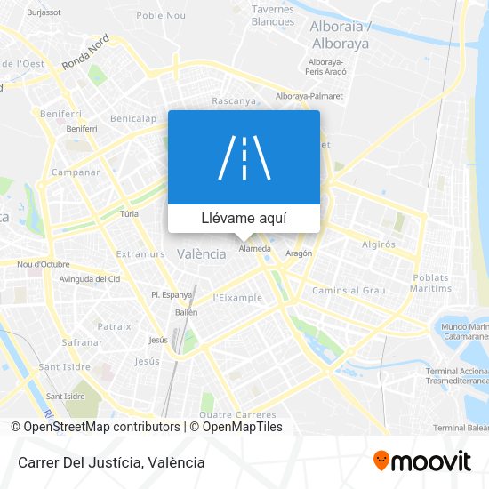Mapa Carrer Del Justícia