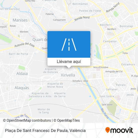 Mapa Plaça De Sant Francesc De Paula