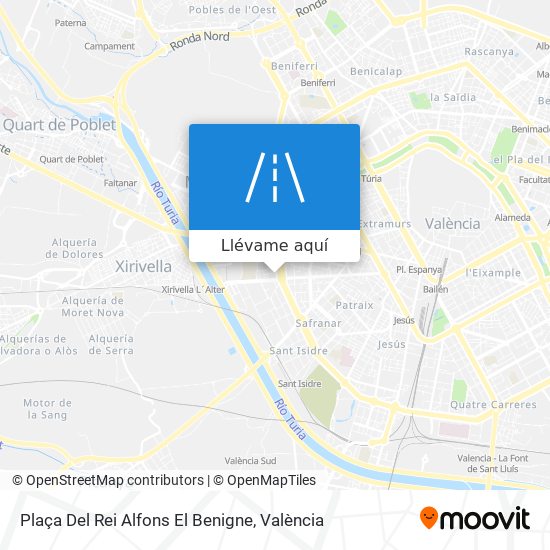 Mapa Plaça Del Rei Alfons El Benigne