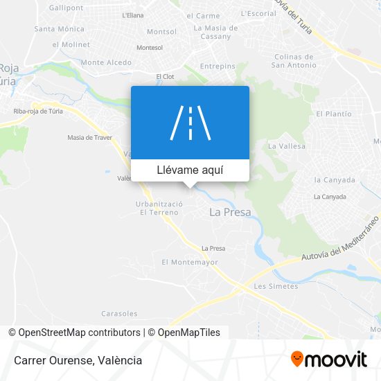Mapa Carrer Ourense