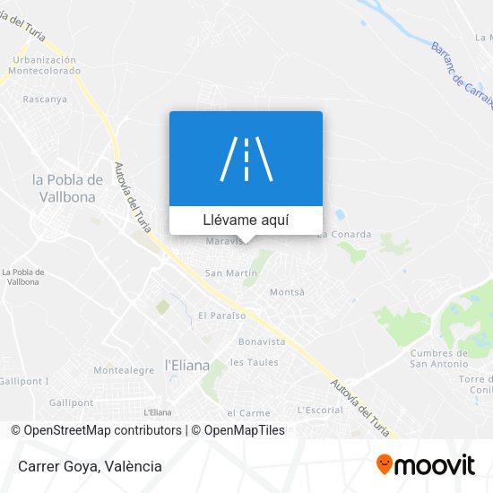 Mapa Carrer Goya