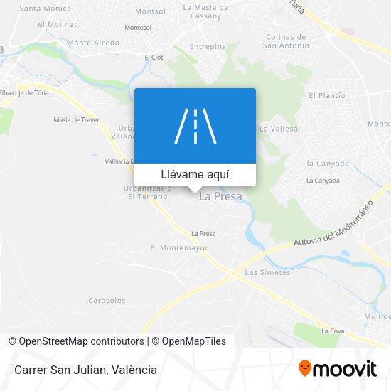 Mapa Carrer San Julian