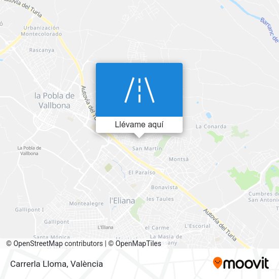 Mapa Carrerla Lloma