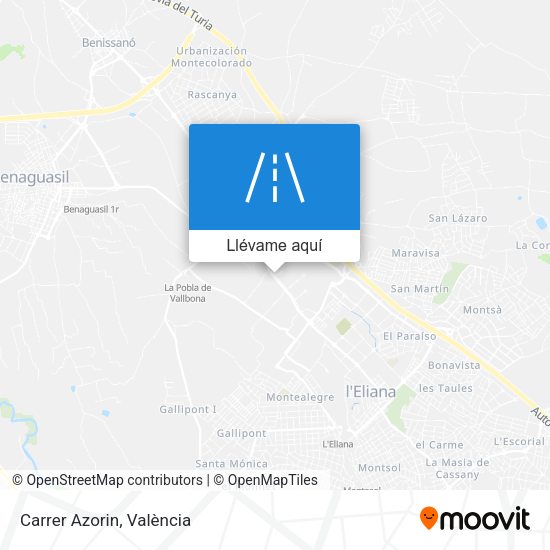 Mapa Carrer Azorin