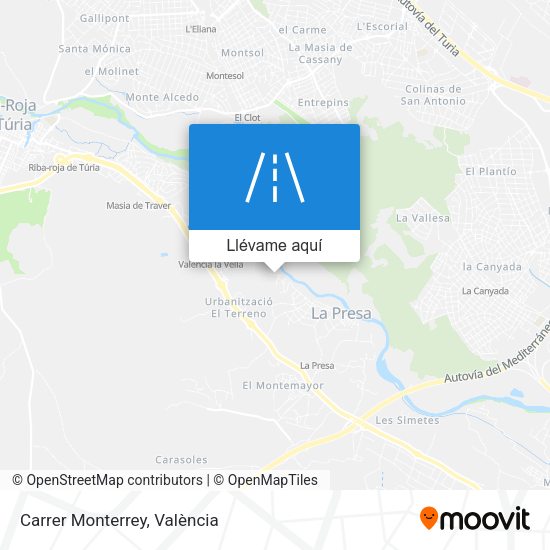Mapa Carrer Monterrey