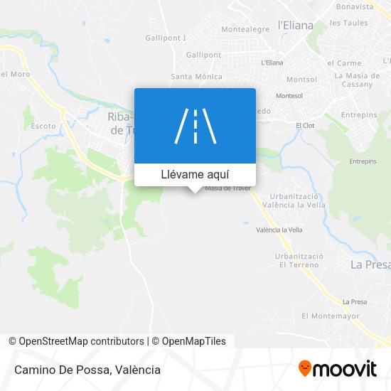 Mapa Camino De Possa