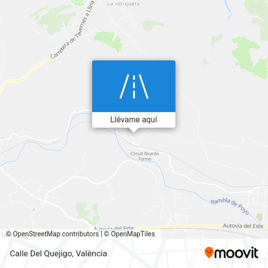 Mapa Calle Del Quejigo