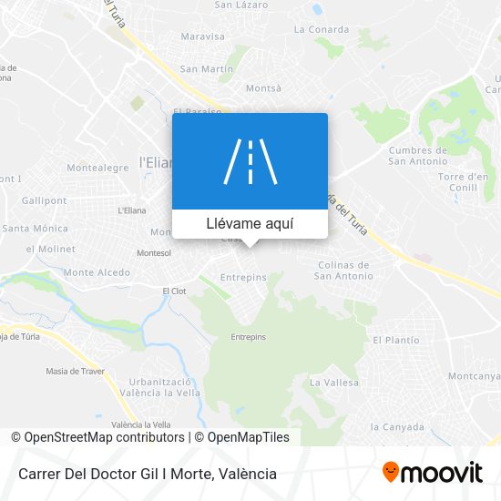 Mapa Carrer Del Doctor Gil I Morte