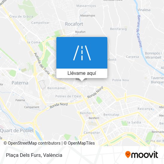 Mapa Plaça Dels Furs