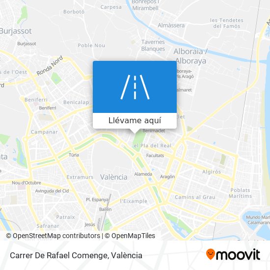 Mapa Carrer De Rafael Comenge