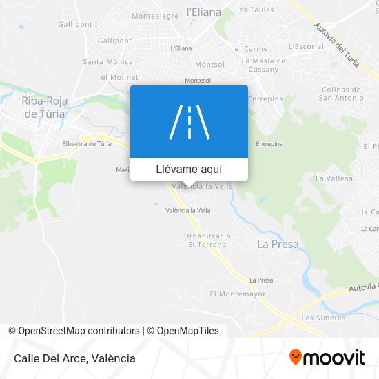 Mapa Calle Del Arce