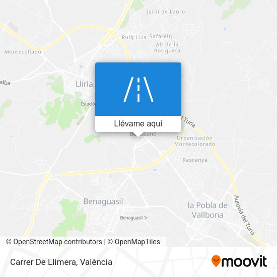 Mapa Carrer De Llimera