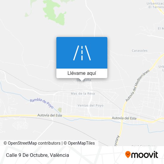 Mapa Calle 9 De Octubre