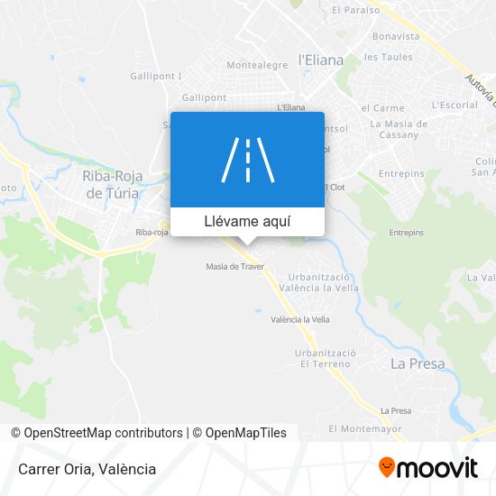 Mapa Carrer Oria