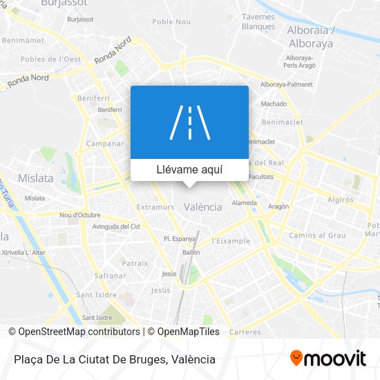 Mapa Plaça De La Ciutat De Bruges
