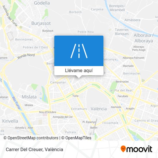 Mapa Carrer Del Creuer