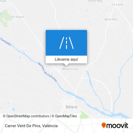 Mapa Carrer Vent De Pins