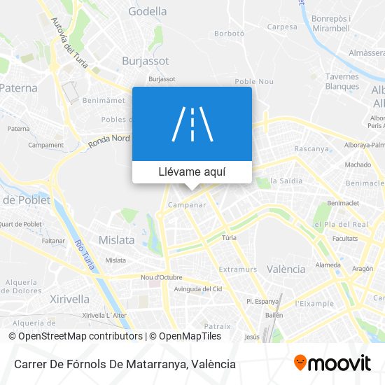 Mapa Carrer De Fórnols De Matarranya