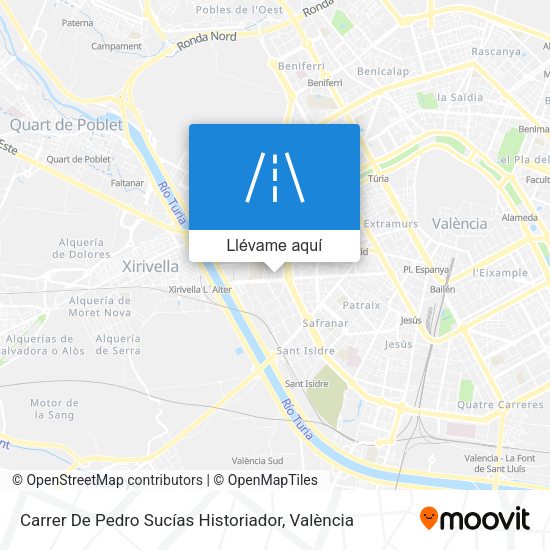 Mapa Carrer De Pedro Sucías Historiador