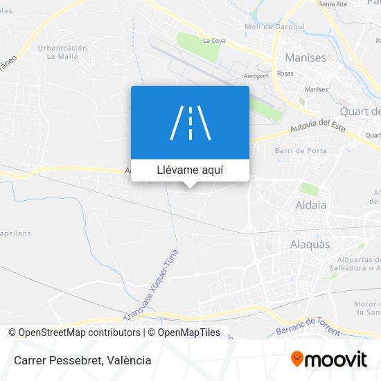 Mapa Carrer Pessebret