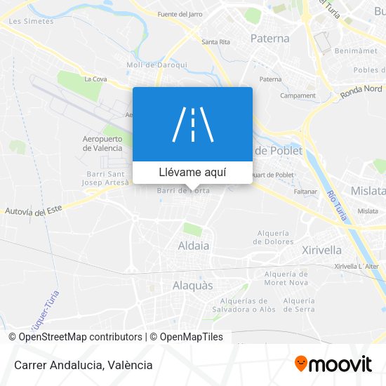 Mapa Carrer Andalucia