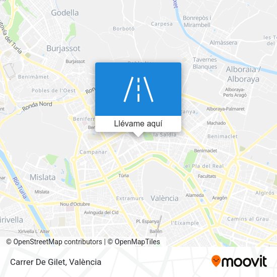 Mapa Carrer De Gilet