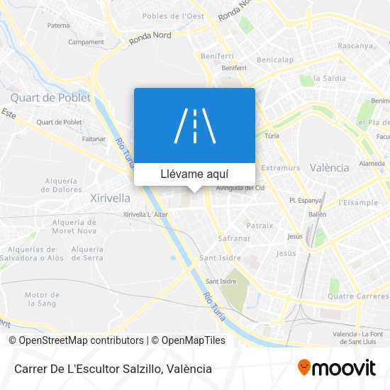 Mapa Carrer De L'Escultor Salzillo
