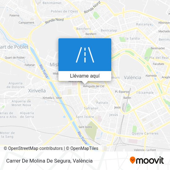 Mapa Carrer De Molina De Segura