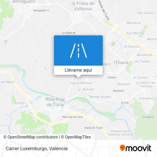 Mapa Carrer Luxemburgo