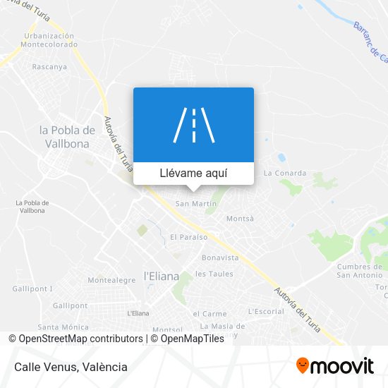 Mapa Calle Venus