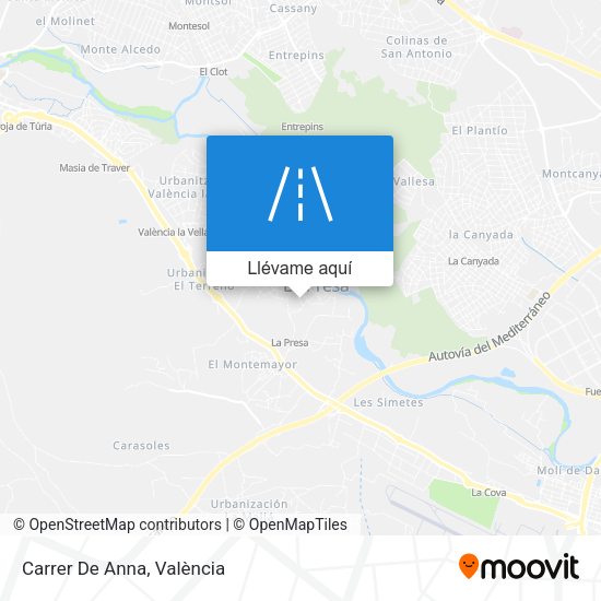 Mapa Carrer De Anna