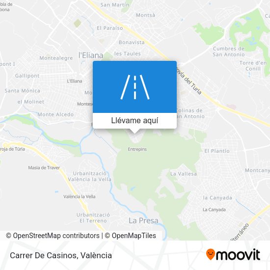 Mapa Carrer De Casinos