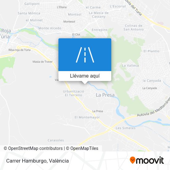 Mapa Carrer Hamburgo